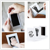 Newborn Baby DIY Handprint Footprint Kit Ink Pads Photo Frame-TB00761-Veeddydropshipping
